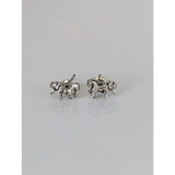 925 Silver Galloping Horse Studs – Handmade Equestrian Earrings Earrings
