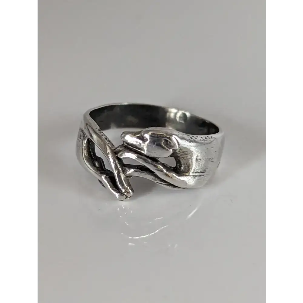 925 Silver Greyhound Ring – Handmade Elegant Dog Lover’s Band F Rings