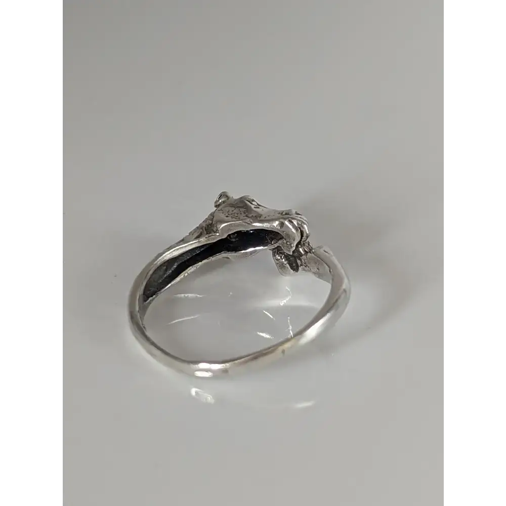 925 Silver Horse Head & Hoof Ring – Equestrian Gift for Him or Her F Rings