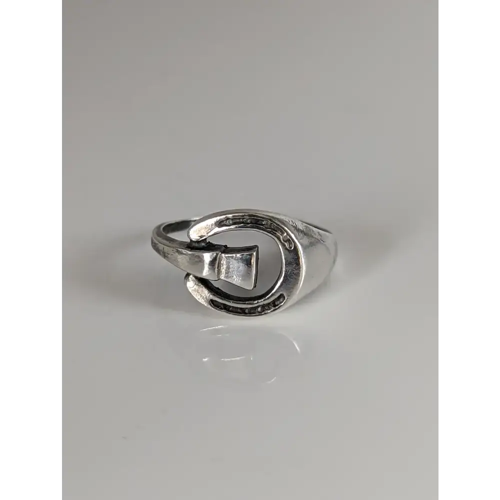 925 Silver Horseshoe Ring – Equestrian Symbol & Gift for Him or Her G Rings