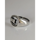 925 Silver Horseshoe Ring – Equestrian Symbol & Gift for Him or Her G Rings