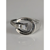 925 Silver Horseshoe Ring – Equestrian Symbol & Gift for Him or Her G Rings
