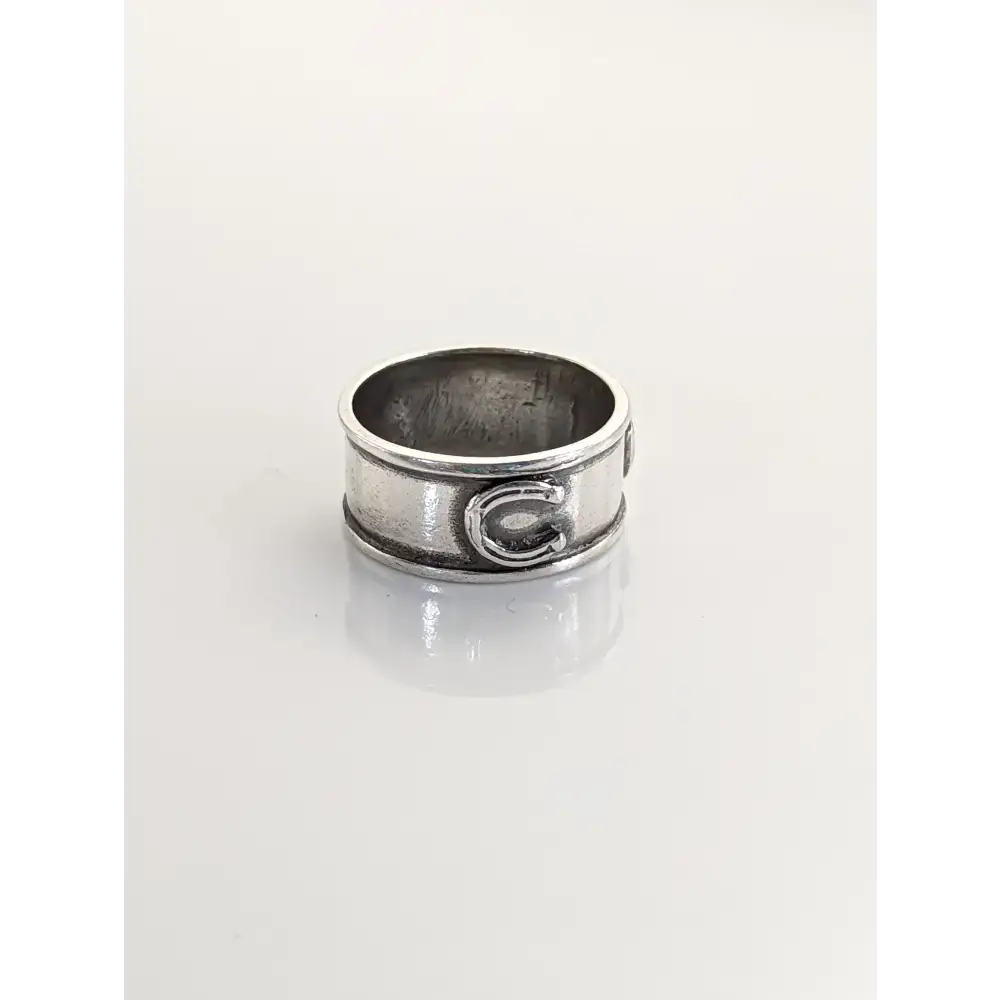 925 Silver Horseshoes Band – Handmade Equestrian Ring for Him or Her G Rings