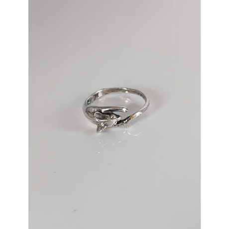 925 Silver Mouse Ring – Handmade Whimsical Wrap-Around Design G Rings