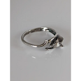 925 Silver Mouse Ring – Handmade Whimsical Wrap-Around Design G Rings