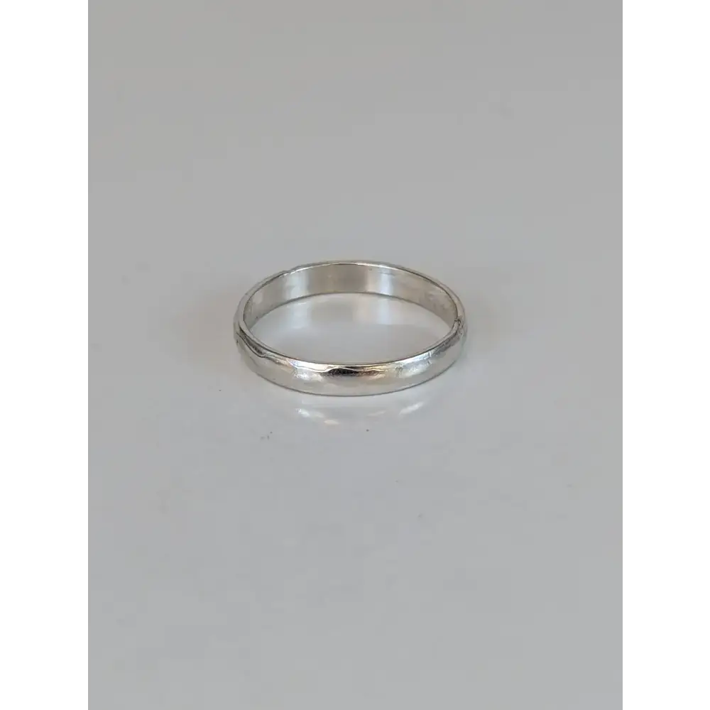 925 Silver Plain Band Ring – Unisex Equestrian-Inspired Minimalist Ring F Rings