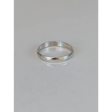 925 Silver Plain Band Ring – Unisex Equestrian-Inspired Minimalist Ring F Rings