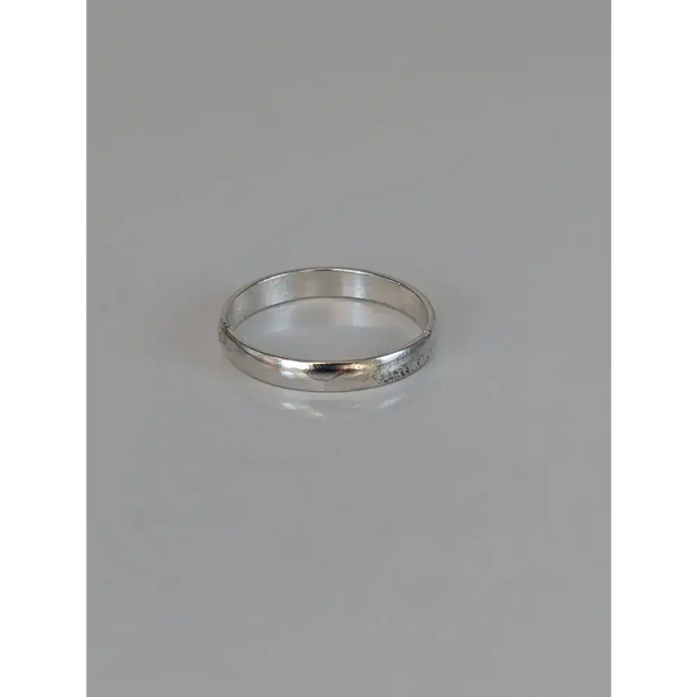 925 Silver Plain Band Ring – Unisex Equestrian-Inspired Minimalist Ring F Rings