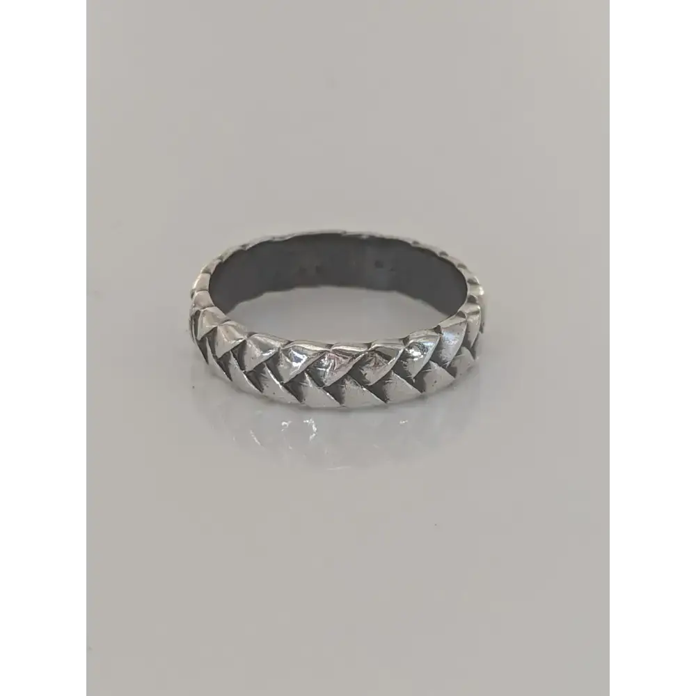925 Silver Plaited Mane Ring – Handmade Equestrian Band for Him & Her G Rings