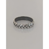 925 Silver Plaited Mane Ring – Handmade Equestrian Band for Him & Her G Rings