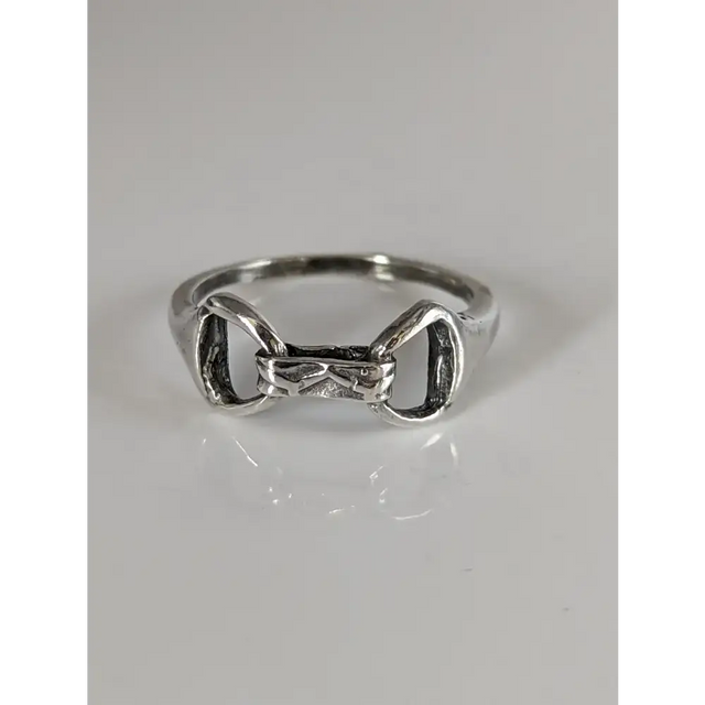 925 Silver Snaffle Bit Ring – Equestrian Jewellery for Him & Her F Rings