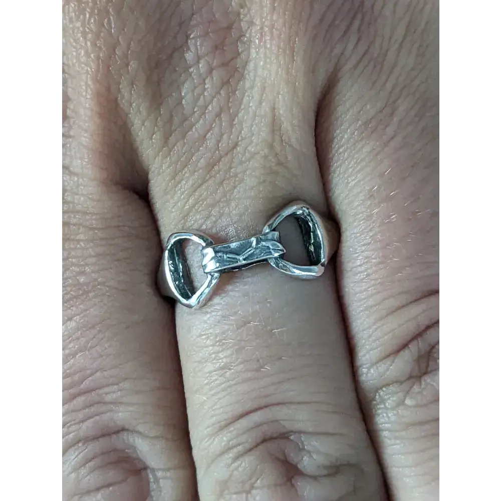 925 Silver Snaffle Bit Ring – Equestrian Jewellery for Him & Her F Rings