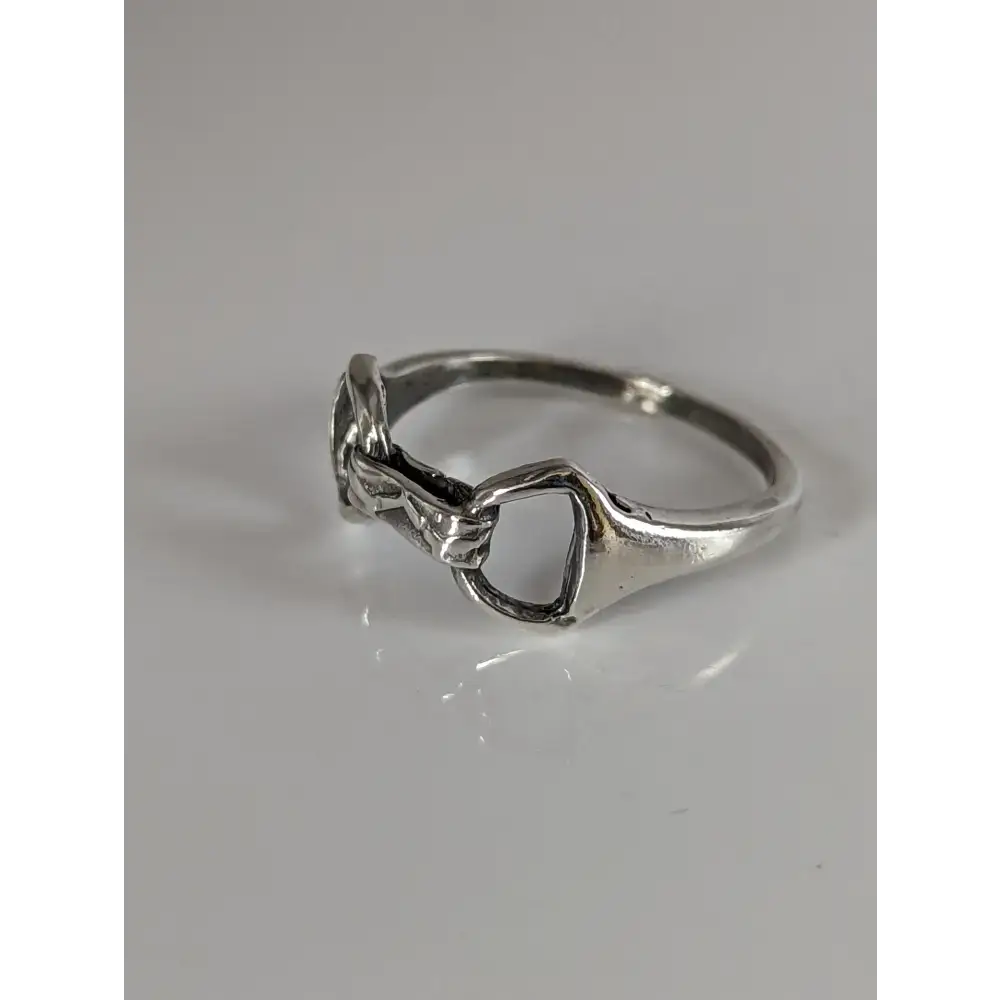 925 Silver Snaffle Bit Ring – Equestrian Jewellery for Him & Her F Rings