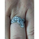 925 Silver Steed Horse Head Ring – Bold Equestrian Statement for Him or Her G Rings