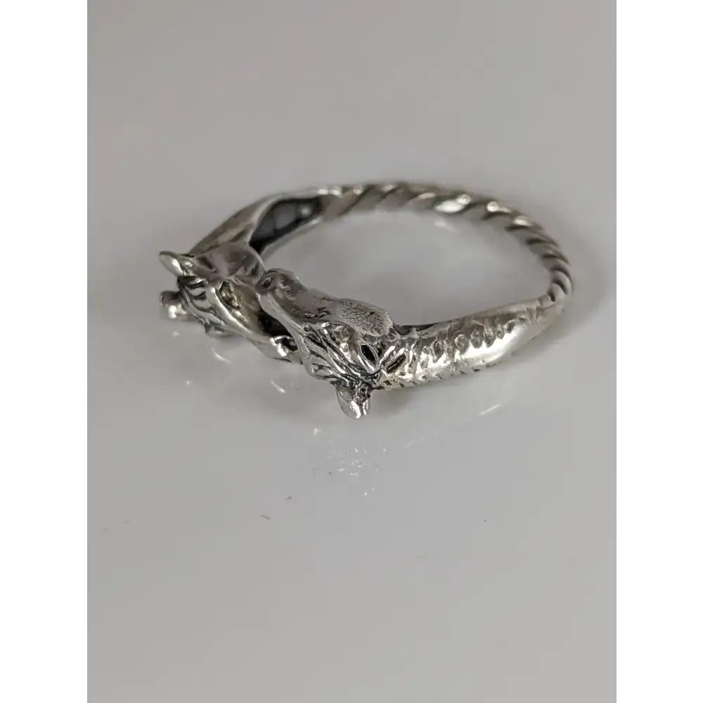 925 Silver Two Horse Heads Ring – Equestrian-Inspired Gift for Him or Her G Rings