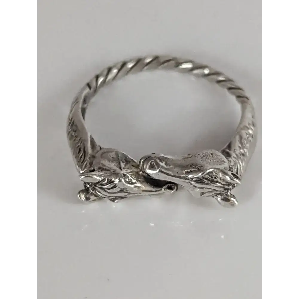 925 Silver Two Horse Heads Ring – Equestrian-Inspired Gift for Him or Her G Rings