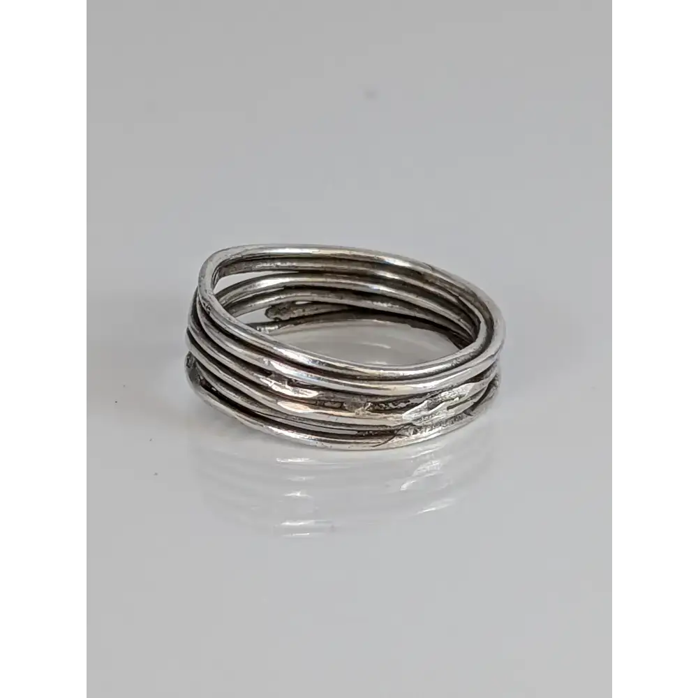 925 Silver Wired Band – Handmade Ring for Him or Her G Rings