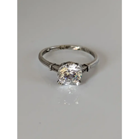 925 Silver Zirconia Ring – Handmade Elegant Sparkle for Any Occasion G Rings