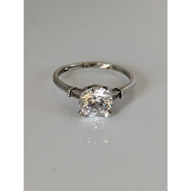 925 Silver Zirconia Ring – Handmade Elegant Sparkle for Any Occasion G Rings