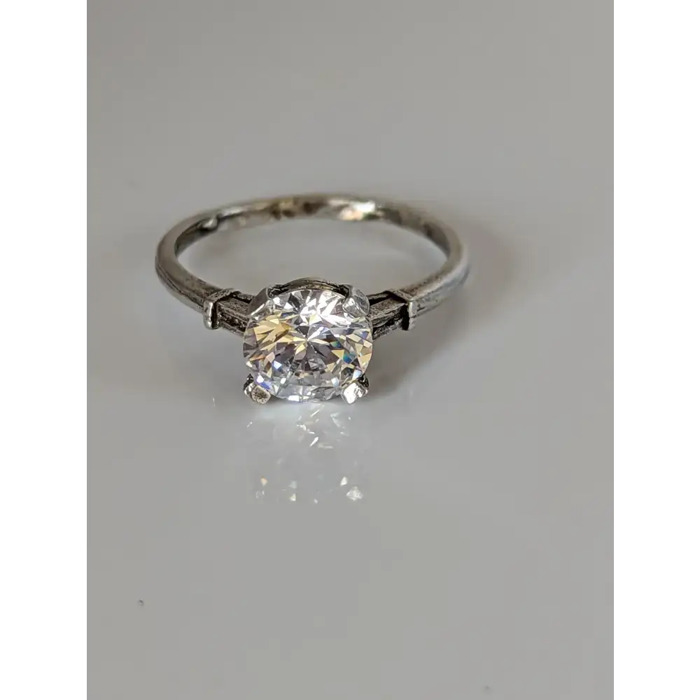 925 Silver Zirconia Ring – Handmade Elegant Sparkle for Any Occasion G Rings