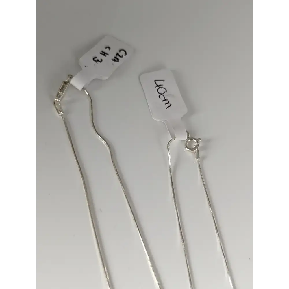 925 Sterling Silver Chain Collection – Timeless Jewellery for Him & Her 40CM CH3 Necklaces