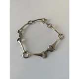 925 Sterling Silver Snaffle Bit Bracelet – Handmade Equestrian Jewellery Bracelets