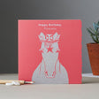 Deckled Edge Colour Block Pony Card Happy Birthday Princess Gift Cards Barnstaple Equestrian Supplies