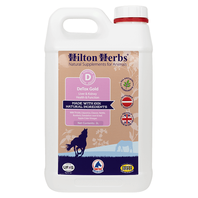 Hilton Herbs DeTox Gold Detox Supplements Barnstaple Equestrian Supplies