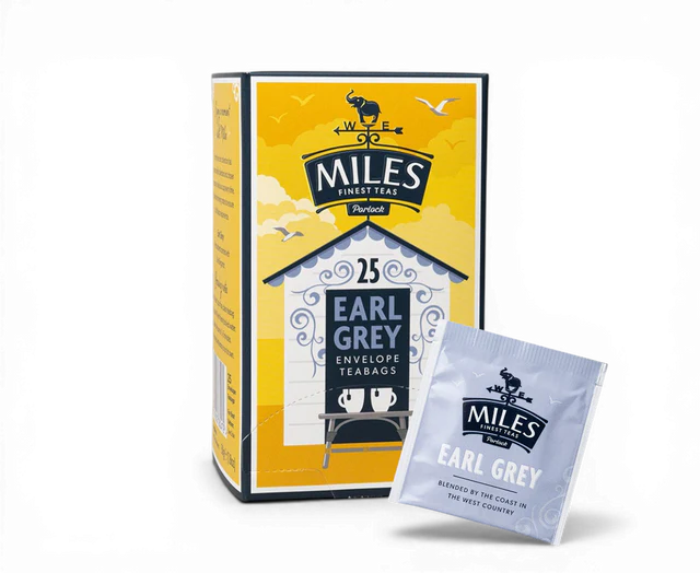 Miles Tea & Coffee Earl Grey Envelope Teabags
