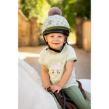 Lemieux Mini Pom Hat Silk Fern Hat Silks Barnstaple Equestrian Supplies