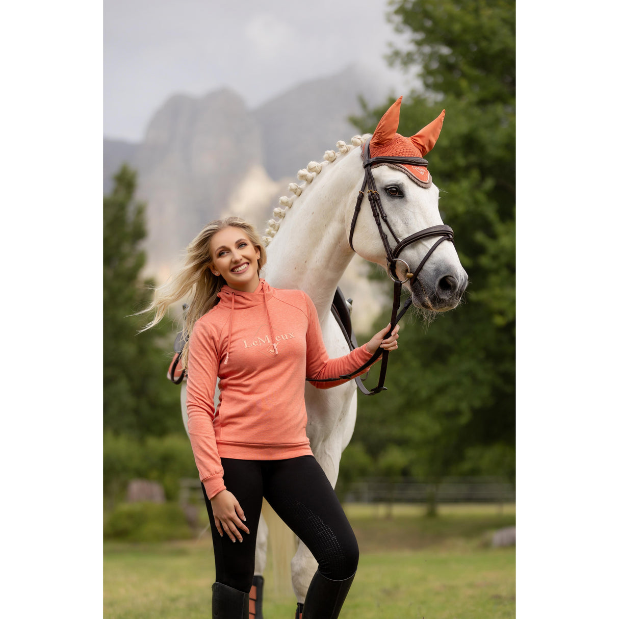 Lemieux Marie Hoodie Apricot Jumpers & Hoodies Barnstaple Equestrian Supplies