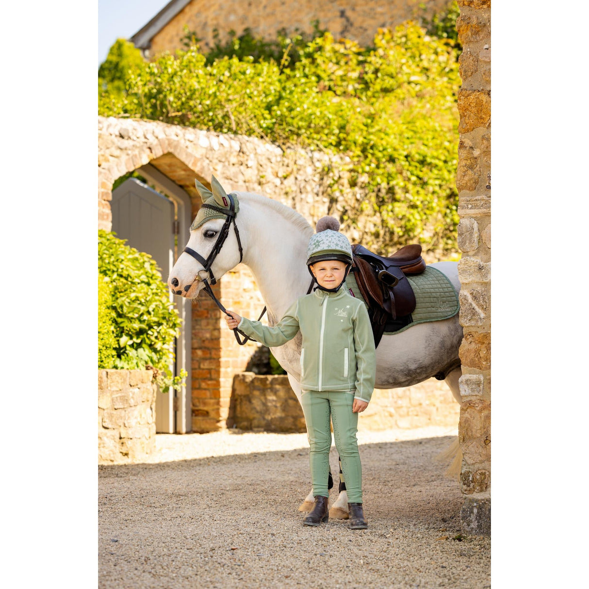 Lemieux Mini Mari Zip Through Thyme Jumpers & Hoodies Barnstaple Equestrian Supplies