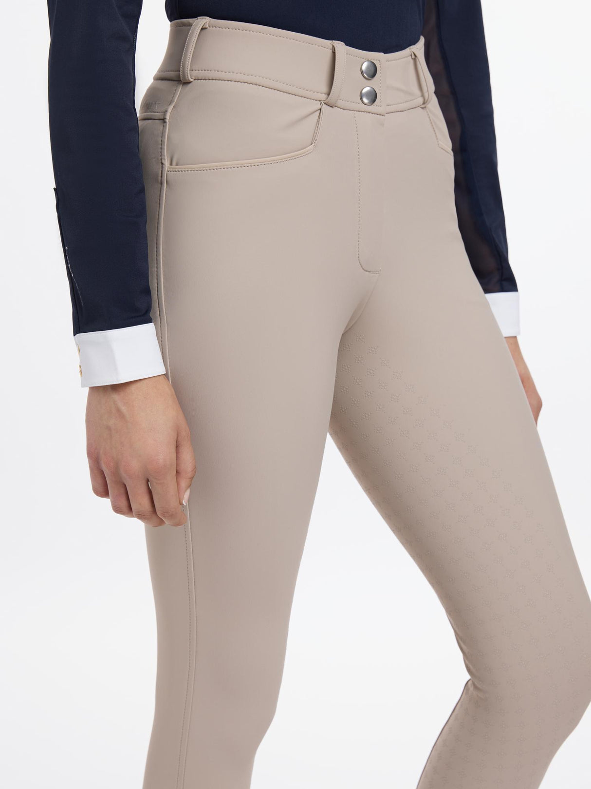 LeMieux Isabelle Full Seat Breeches Almond Almond UK 6 Breeches