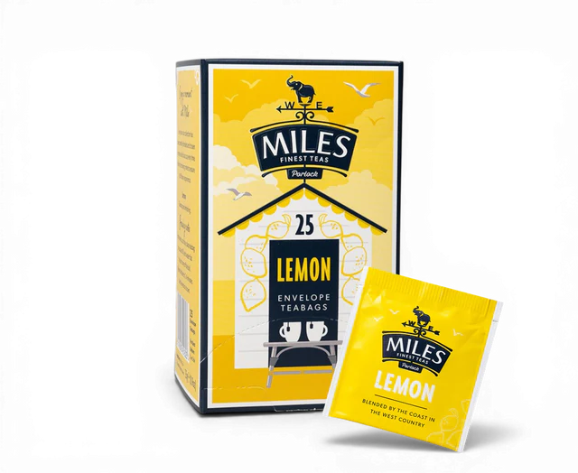 Miles Tea & Coffee Lemon Envelope Teabags