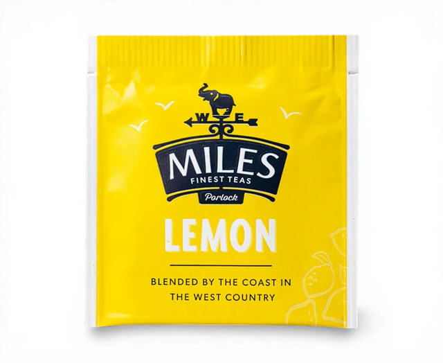 Miles Tea & Coffee Lemon Envelope Teabags