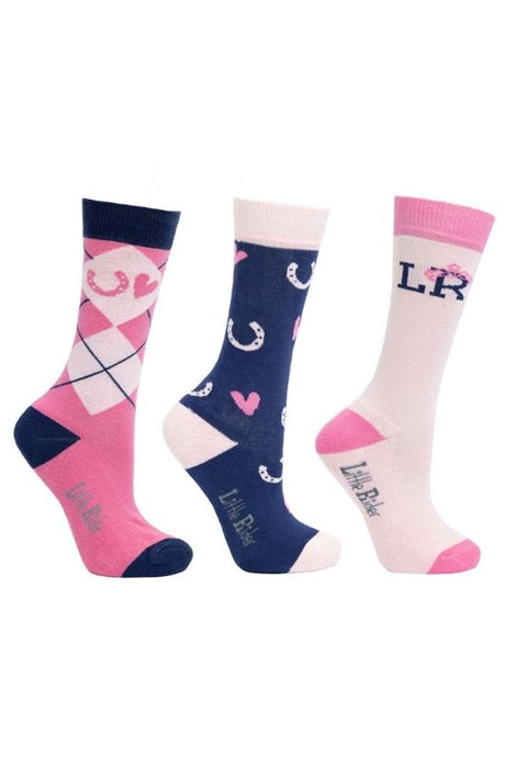 The Princess and the Pony Socks by Little Rider (Pack of 3) Riding Socks Barnstaple Equestrian Supplies