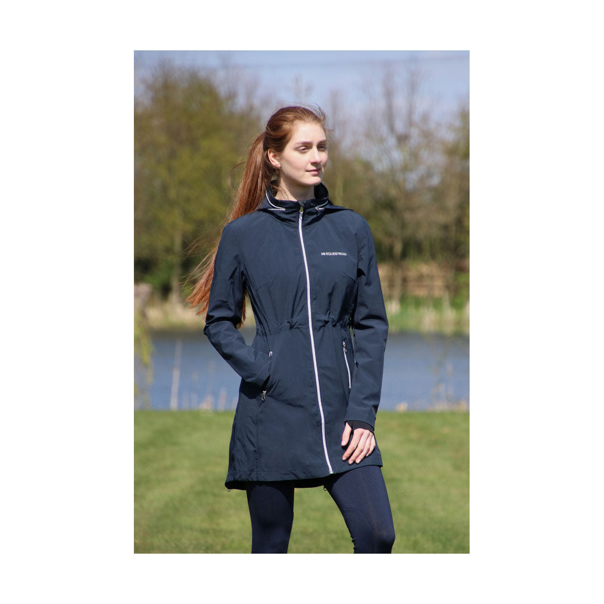 Hy Equestrian Synergy Long Rain Jacket Outdoor Coats & Jackets Barnstaple Equestrian Supplies
