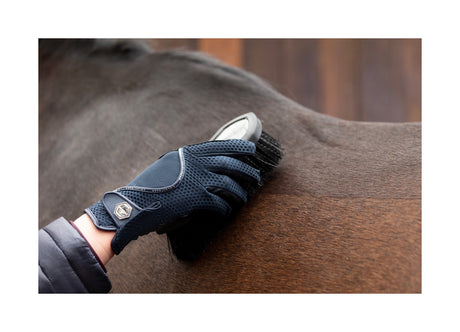 Coldstream Swinton Combi Mesh Summer Riding Gloves Navy Riding Gloves Barnstaple Equestrian Supplies