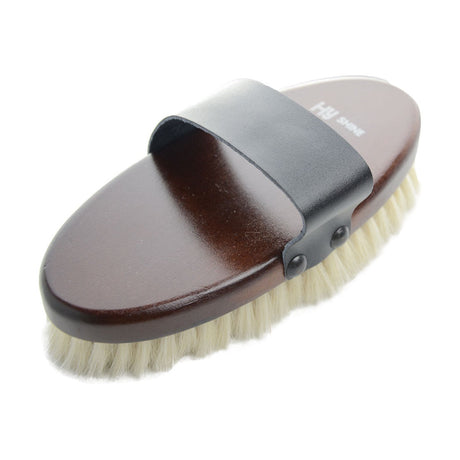 HY Equestrian Deluxe Goat Hair Wooden Body Brush Body Brushes Barnstaple Equestrian Supplies