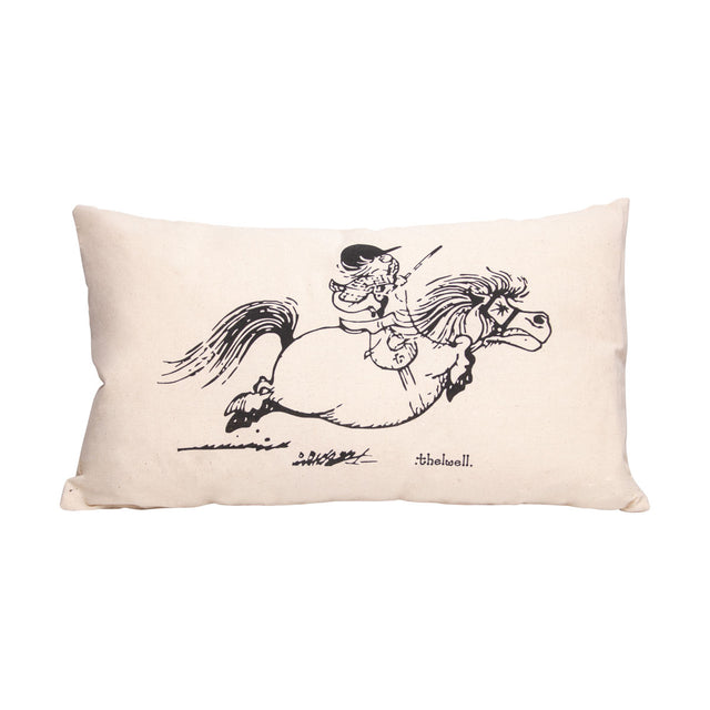 Hy Equestrian Thelwell Collection Don't Look Cushion Household Gifts Barnstaple Equestrian Supplies