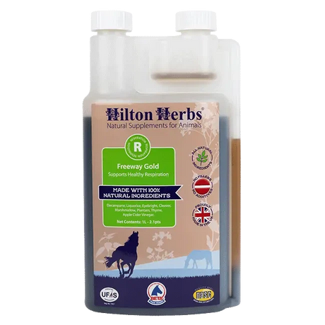 Hilton Herbs Freeway Gold Respirative Supplements Barnstaple Equestrian Supplies