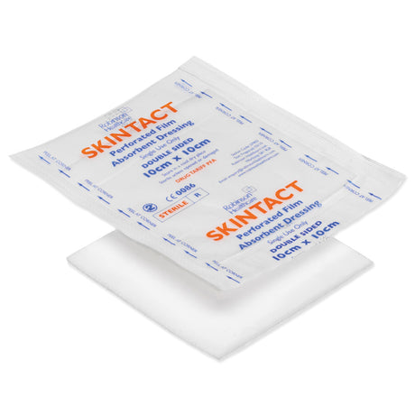 Absorbent Dressing Robinsons Animalhealthcare Perforated Film 10Cm X 10Cm Veterinary