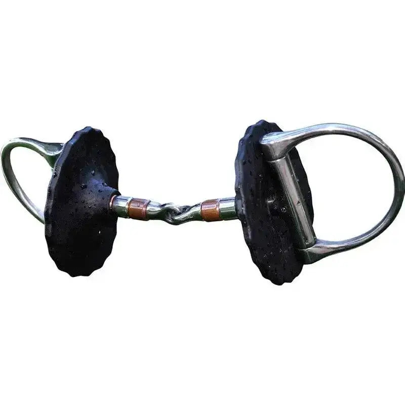 Acavallo Gel Bit Guard Black Bit Guards Barnstaple Equestrian Supplies