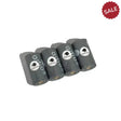 Adios Non Handle Poo Bags 4 Rolls 4 Rolls (60 Bags) Grey Poop Bags