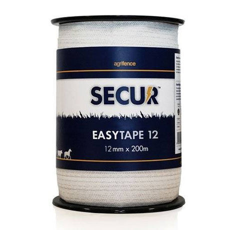 Agrifence Easytape 12mm X 200m White (H4753) Electric Fencing Barnstaple Equestrian Supplies