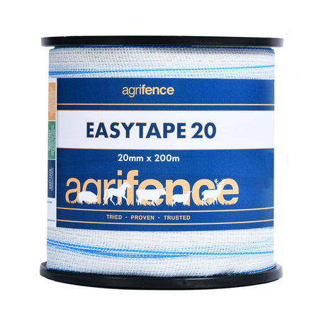 Agrifence Easytape 20mm X 200m White (H4754) Electric Fencing Barnstaple Equestrian Supplies