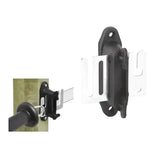 Black plastic and metal agrifence gatelock insulators gate latch with keyhole for securing gates