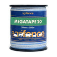 Agrifence Megatape Reinforced Tape 20mm x 200m (H4758) Electric Fencing Tape