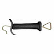 Black rubber-handled agrifence super horse gate puller with curved hook and triangular loop for electric fencing gate