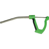 Green plastic and metal agrimin sheep bolus applicator with black grip for easy livestock nose dosing